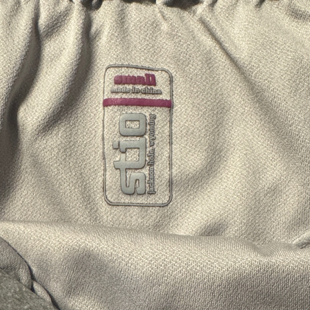 Stio Second Light Black Topo Patterned Women's Sh… - image 4